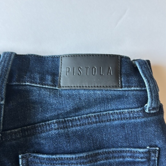 Pistola Woman’s Slit Front Hem Dark Blue Jeans - Picture 11 of 14